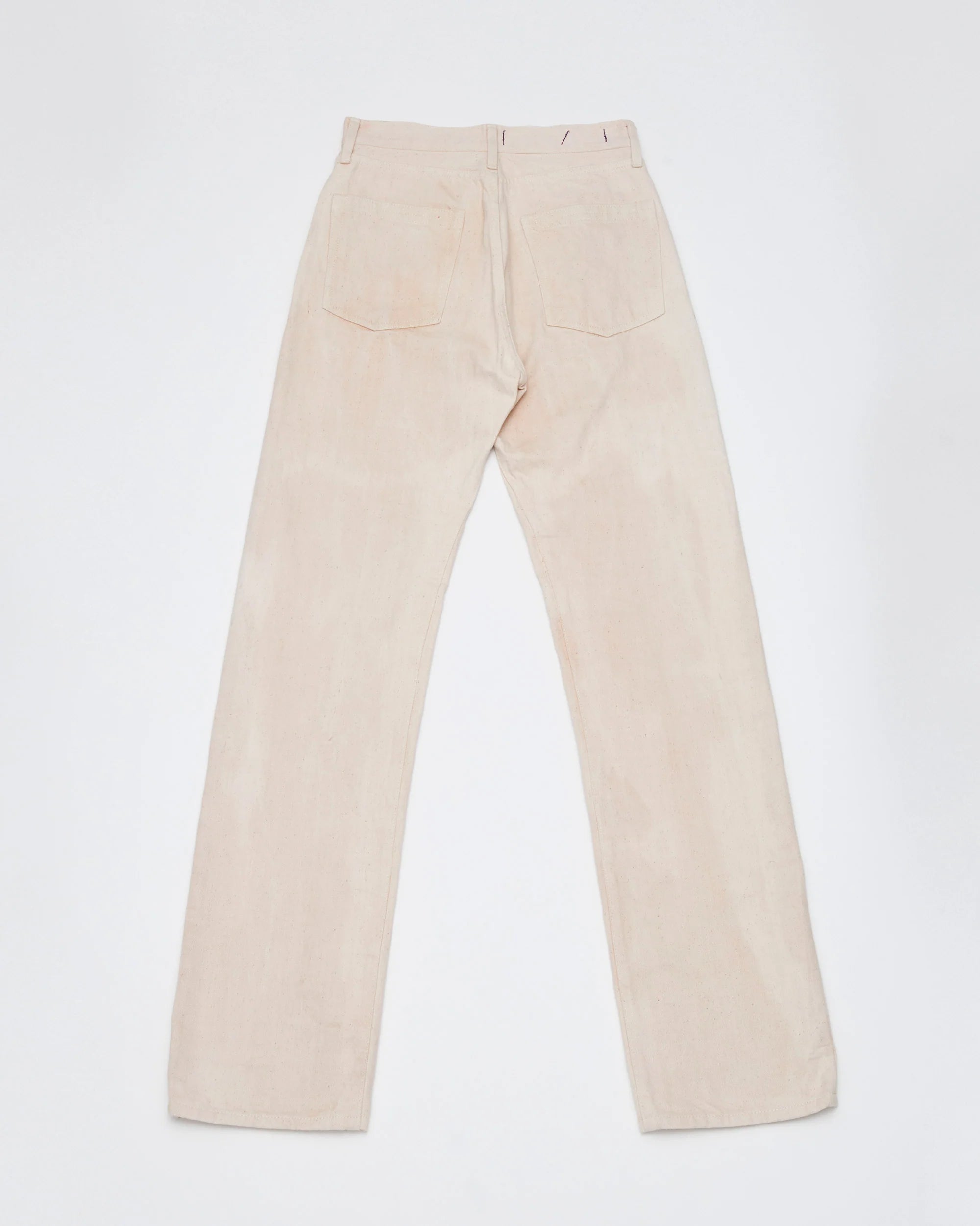 デニムの背面ビュー